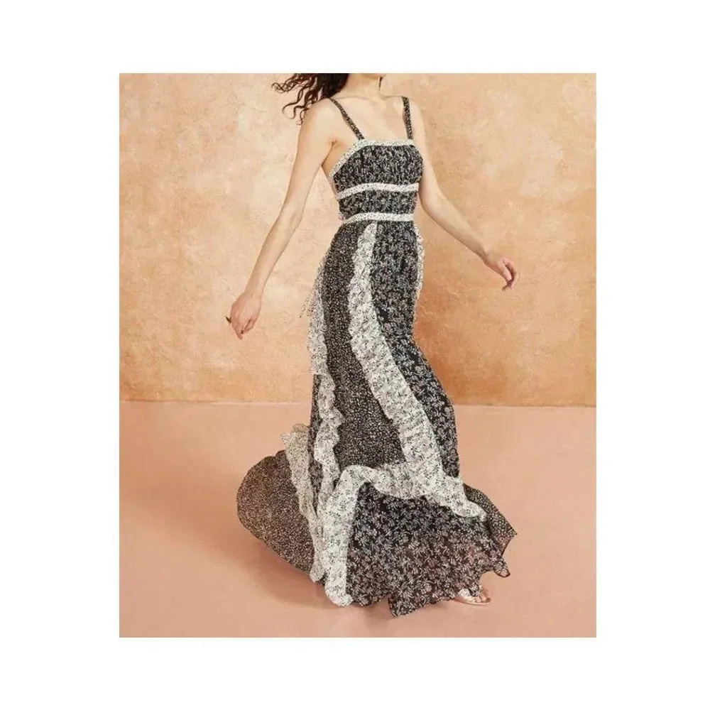 ULLA JOHNSON Brie Noir Maxi Dress - Picture 11 of 15